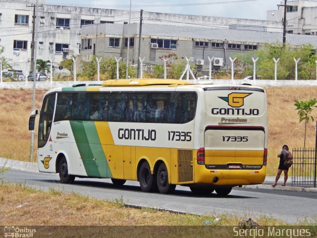 Empresa Gontijo de Transportes 17335 na cidade de Aracaju, Sergipe, Brasil, por Sergio Marques . Número da foto: #3087768.