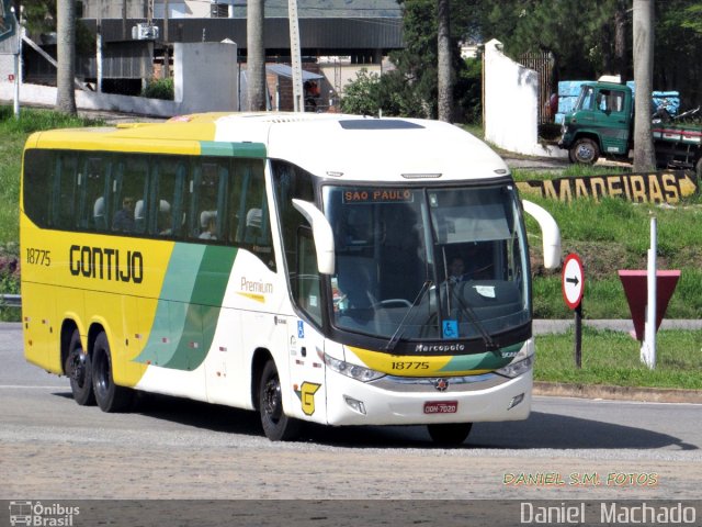 Empresa Gontijo de Transportes 18775 na cidade de Perdões, Minas Gerais, Brasil, por Daniel  Machado. Número da foto: #3087138.