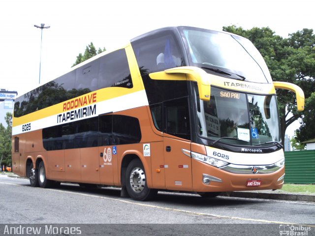 Viação Itapemirim 6025 na cidade de Curitiba, Paraná, Brasil, por Andrew Moraes. Número da foto: #3087062.