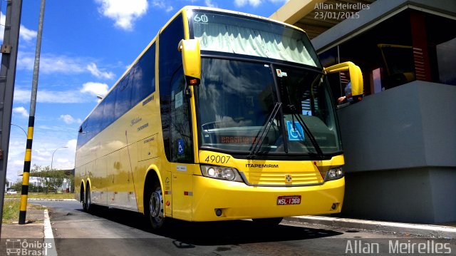 Viação Itapemirim 49007 na cidade de Brasília, Distrito Federal, Brasil, por Allan  Meirelles. Número da foto: #3085841.
