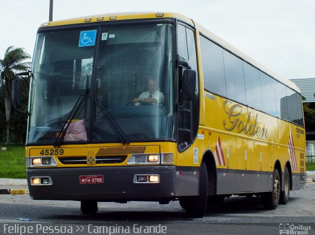 Viação Itapemirim 45259 na cidade de Campina Grande, Paraíba, Brasil, por Felipe Pessoa de Albuquerque. ID da foto: 3086954.