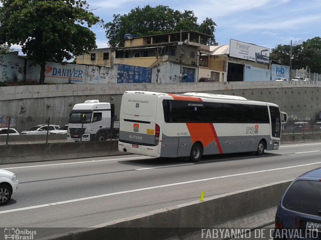 Viação Cidade do Aço RJ 174.052 na cidade de Nova Iguaçu, Rio de Janeiro, Brasil, por Fabiano Magalhaes. Número da foto: #3087667.