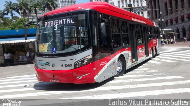 Himalaia Transportes > Ambiental Transportes Urbanos 4 1569 na cidade de São Paulo, São Paulo, Brasil, por Carlos Vitor Pinheiro Salles. ID da foto: 3089192.