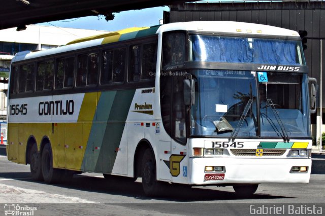 Empresa Gontijo de Transportes 15645 na cidade de Rio de Janeiro, Rio de Janeiro, Brasil, por Gabriel Batista. ID da foto: 3090995.