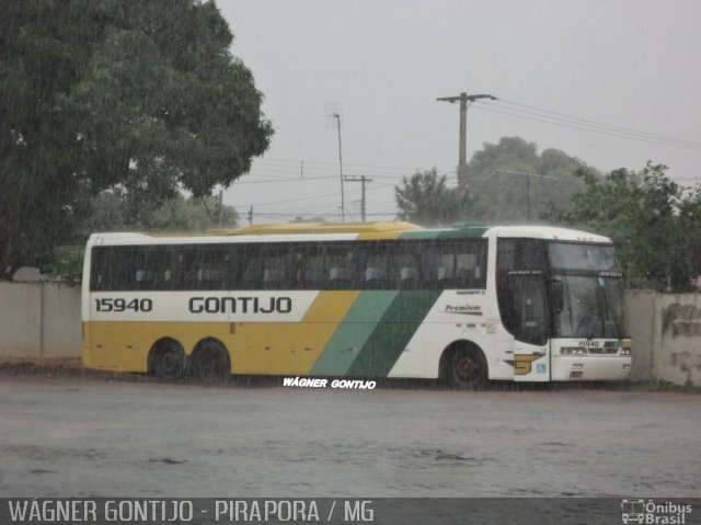 Empresa Gontijo de Transportes 15940 na cidade de Pirapora, Minas Gerais, Brasil, por Wagner Gontijo Várzea da Palma-mg. ID da foto: 3089979.