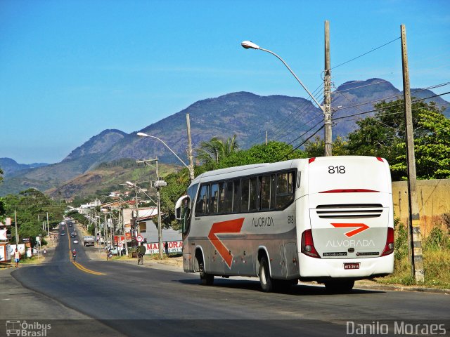 Viação Alvorada 818 na cidade de Guarapari, Espírito Santo, Brasil, por Danilo Moraes. Número da foto: #3090201.