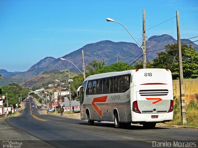 Viação Alvorada 818 na cidade de Guarapari, Espírito Santo, Brasil, por Danilo Moraes. ID da foto: 3090201.