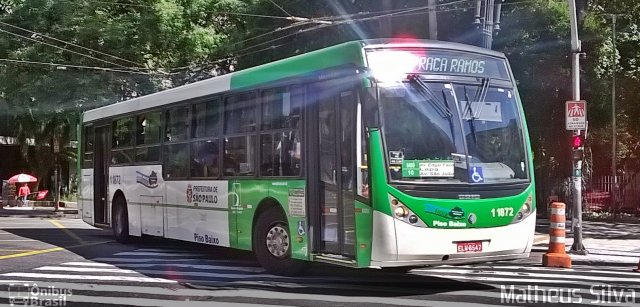 Viação Santa Brígida 1 1872 na cidade de São Paulo, São Paulo, Brasil, por Matheus Silva. ID da foto: 3090877.