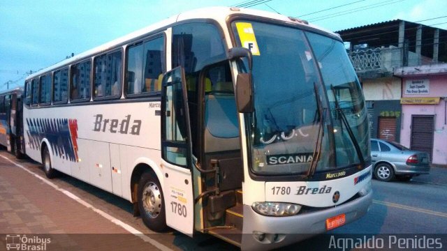 Breda Transportes e Serviços 1780 na cidade de São Paulo, São Paulo, Brasil, por Agnaldo Penides. Número da foto: #3089727.