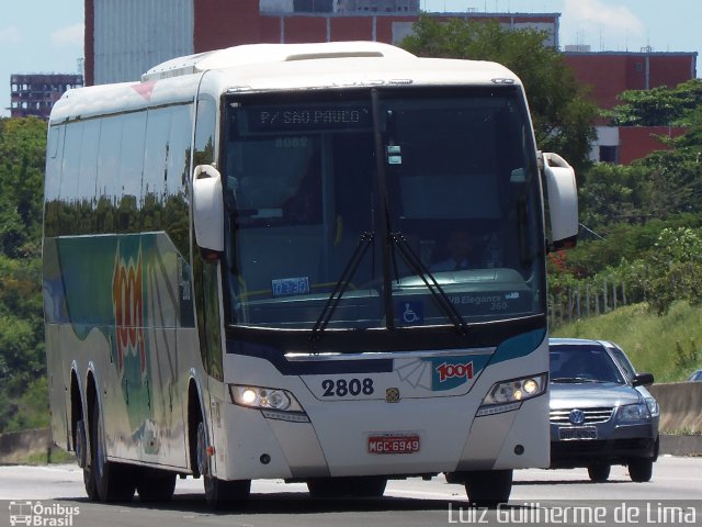 Auto Viação 1001 2808 na cidade de São José dos Campos, São Paulo, Brasil, por Luiz Guilherme de Lima. Número da foto: #3088716.
