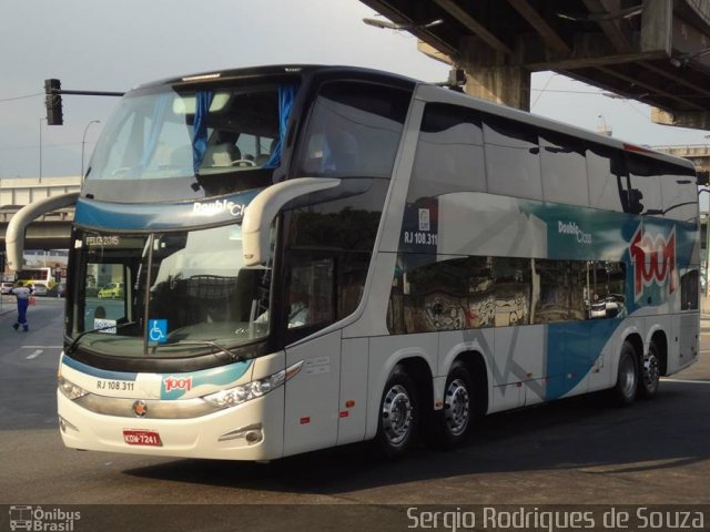 Auto Viação 1001 RJ 108.311 na cidade de Rio de Janeiro, Rio de Janeiro, Brasil, por Sergio Rodrigues de Souza. ID da foto: 3093121.