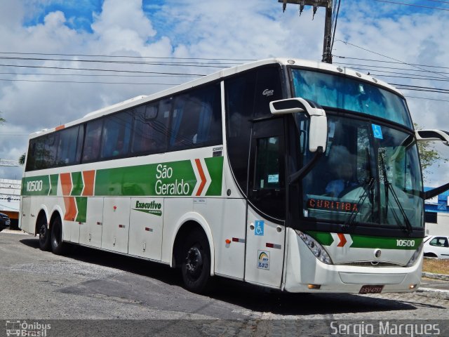 Cia. São Geraldo de Viação 10500 na cidade de Aracaju, Sergipe, Brasil, por Sergio Marques . Número da foto: #3092197.