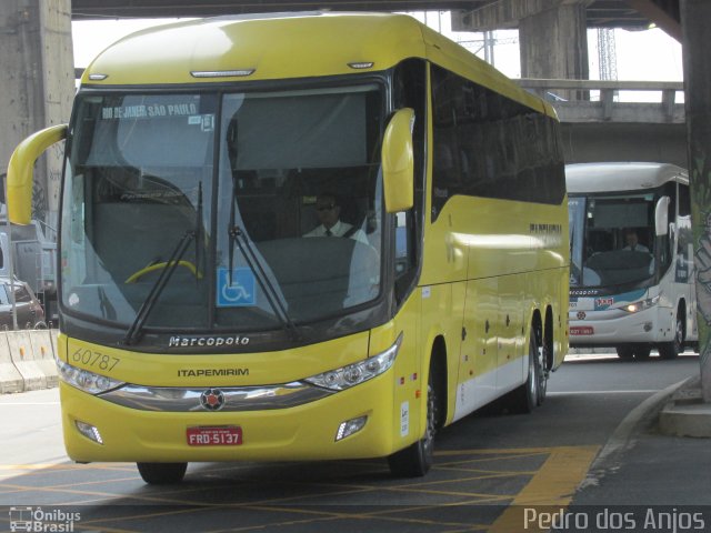 Viação Itapemirim 60787 na cidade de Rio de Janeiro, Rio de Janeiro, Brasil, por Pedro dos Anjos Lino dos Santos. ID da foto: 3093275.