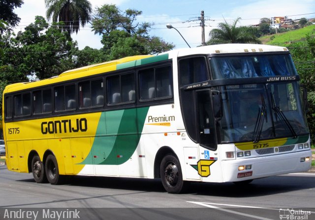 Empresa Gontijo de Transportes 15775 na cidade de Belo Horizonte, Minas Gerais, Brasil, por Andrey Gustavo. ID da foto: 3093529.