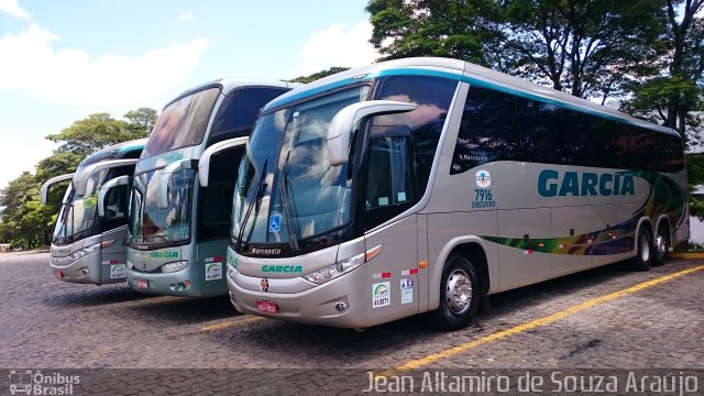 Viação Garcia 7916 na cidade de Apucarana, Paraná, Brasil, por Jean Altamiro de Souza Araújo. ID da foto: 3092147.