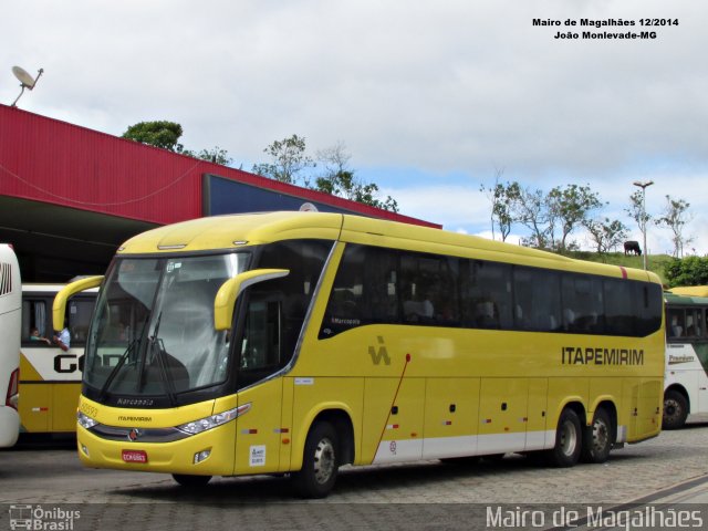 Viação Itapemirim 60593 na cidade de João Monlevade, Minas Gerais, Brasil, por Mairo de Magalhães. Número da foto: #3094238.