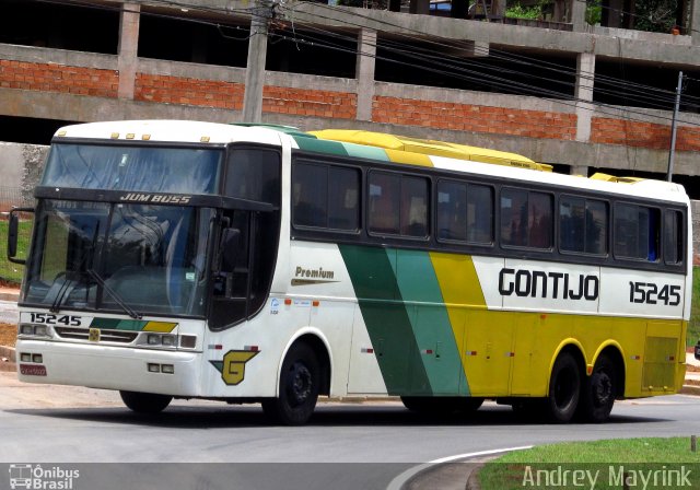 Empresa Gontijo de Transportes 15245 na cidade de Belo Horizonte, Minas Gerais, Brasil, por Andrey Gustavo. ID da foto: 3095528.