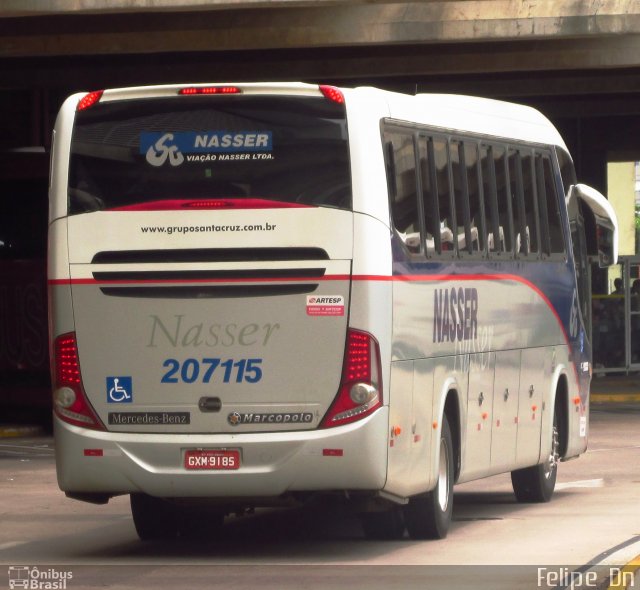 Viação Nasser 207115 na cidade de Campinas, São Paulo, Brasil, por Felipe  Dn. Número da foto: #3095744.