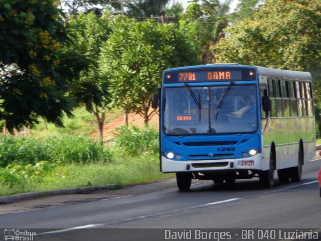 CT Expresso 1294 na cidade de Luziânia, Goiás, Brasil, por David Borges. ID da foto: 3094825.