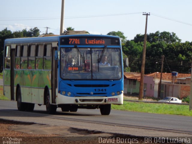 CT Expresso 1341 na cidade de Luziânia, Goiás, Brasil, por David Borges. ID da foto: 3096982.