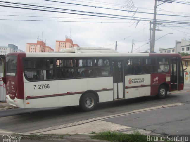 Viação Campo Belo 7 2768 na cidade de São Paulo, São Paulo, Brasil, por Bruno Santino. Número da foto: #3096473.