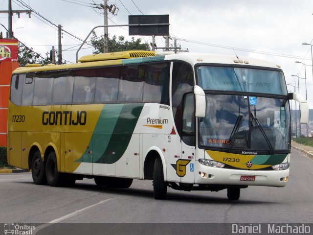 Empresa Gontijo de Transportes 17230 na cidade de Vitória da Conquista, Bahia, Brasil, por Daniel  Machado. ID da foto: 3097458.