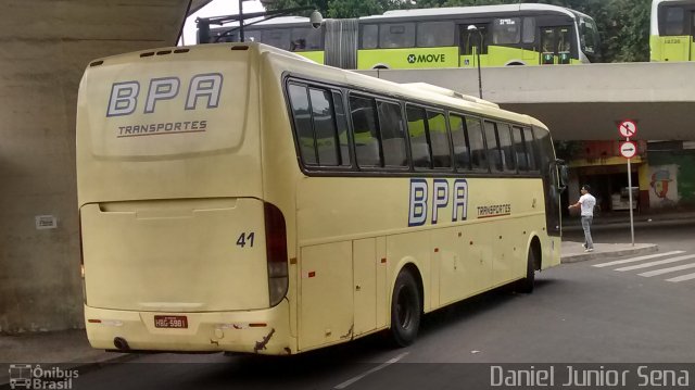 BPA Transportes 41 na cidade de Belo Horizonte, Minas Gerais, Brasil, por Daniel Junior Sena. Número da foto: #3097068.