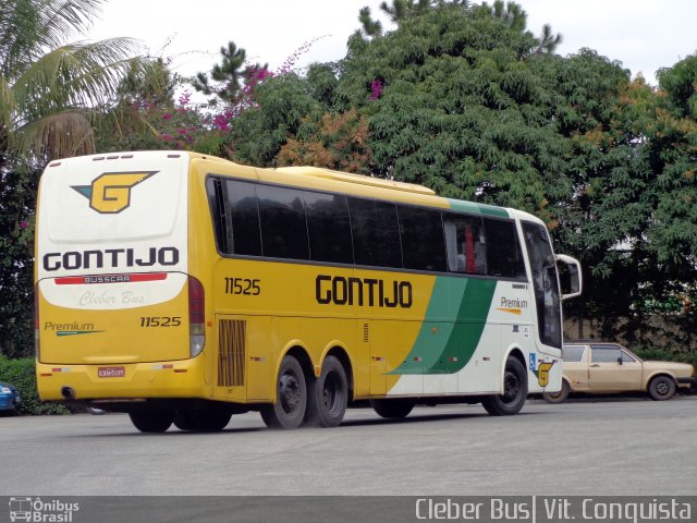 Empresa Gontijo de Transportes 11525 na cidade de Vitória da Conquista, Bahia, Brasil, por Cleber Bus. ID da foto: 3097672.