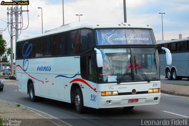 Castelhanos Transp. e Turismo 230 na cidade de São Paulo, São Paulo, Brasil, por Leonardo Fidelli. Número da foto: #3098355.