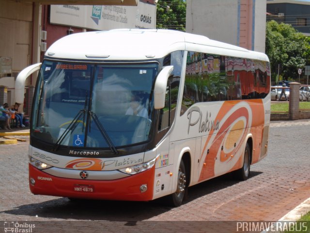 Viação Platina 2800 na cidade de Itumbiara, Goiás, Brasil, por Alexandre Rodrigo. Número da foto: #3098524.