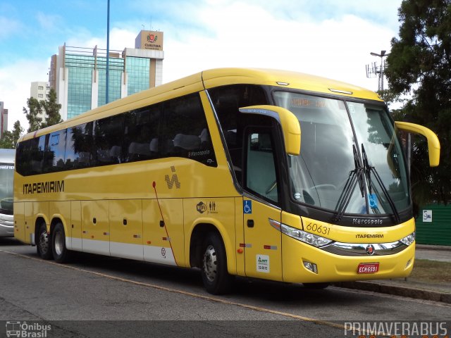 Viação Itapemirim 60631 na cidade de Curitiba, Paraná, Brasil, por Alexandre Rodrigo. Número da foto: #3097592.
