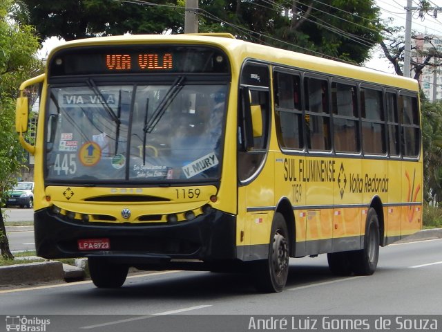Viação Sul Fluminense 1159 na cidade de Volta Redonda, Rio de Janeiro, Brasil, por André Luiz Gomes de Souza. Número da foto: #3029089.