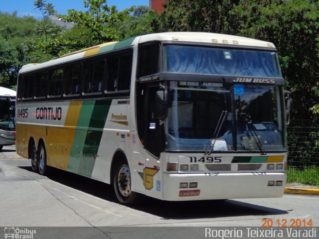 Empresa Gontijo de Transportes 11495 na cidade de São Paulo, São Paulo, Brasil, por Rogério Teixeira Varadi. ID da foto: 3028273.