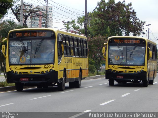 Viação Sul Fluminense 1206 na cidade de Volta Redonda, Rio de Janeiro, Brasil, por André Luiz Gomes de Souza. Número da foto: #3029100.