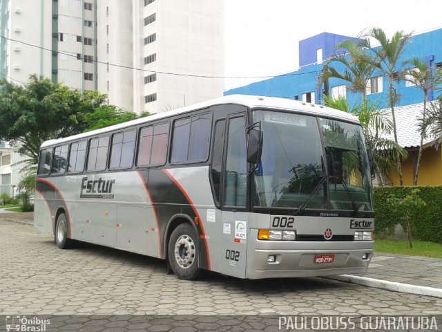 Esctur Turismo 002 na cidade de Guaratuba, Paraná, Brasil, por Paulobuss  Guaratuba. ID da foto: 3028465.