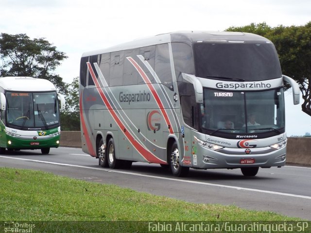 Gasparzinho Turismo 1110 na cidade de Lorena, São Paulo, Brasil, por Fabio Alcantara. ID da foto: 3101398.