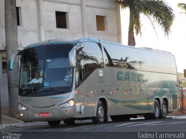 Viação Garcia 7212 na cidade de Cornélio Procópio, Paraná, Brasil, por Tadeu Carnevalli. Número da foto: #3100382.