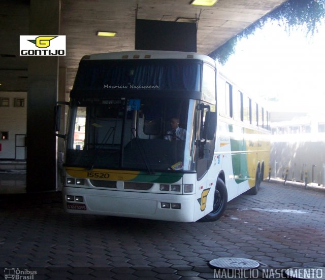 Empresa Gontijo de Transportes 15520 na cidade de Belo Horizonte, Minas Gerais, Brasil, por Maurício Nascimento. ID da foto: 3100619.