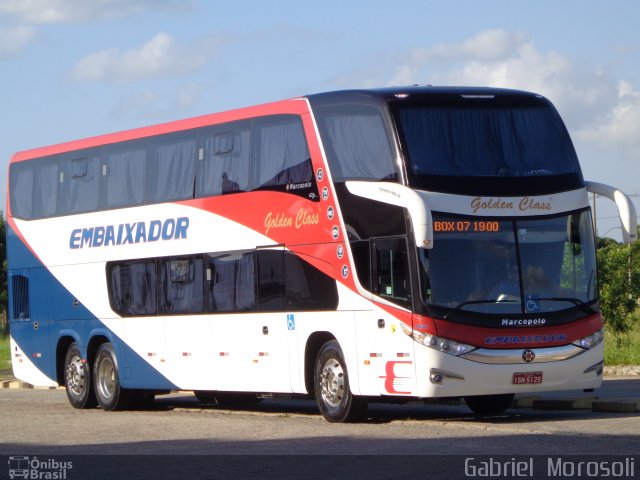 Expresso Embaixador 502 na cidade de Pelotas, Rio Grande do Sul, Brasil, por Gabriel  Morosoli. Número da foto: #3098882.