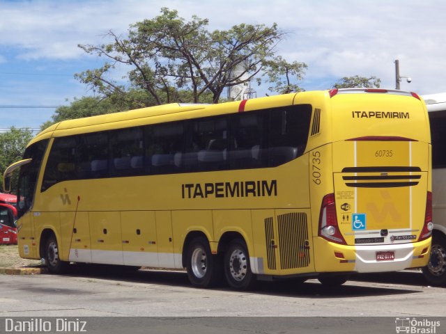 Viação Itapemirim 60735 na cidade de São Paulo, São Paulo, Brasil, por Douglas Jesus. Número da foto: #3101263.