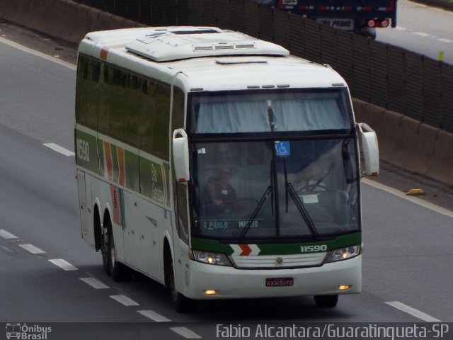 Cia. São Geraldo de Viação 11590 na cidade de Aparecida, São Paulo, Brasil, por Fabio Alcantara. Número da foto: #3100169.