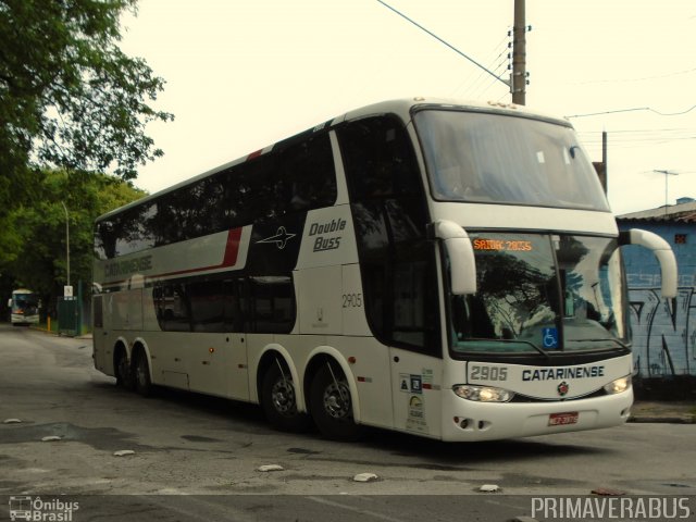 Auto Viação Catarinense 2905 na cidade de São Paulo, São Paulo, Brasil, por Alexandre Rodrigo. Número da foto: #3102957.