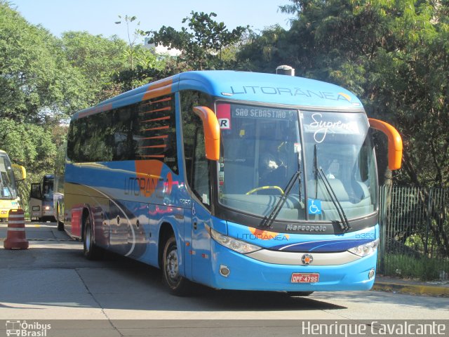 Litorânea Transportes Coletivos 5353 na cidade de São Paulo, São Paulo, Brasil, por Henrique Cavalcante. Número da foto: #3103469.