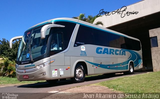 Viação Garcia 7776 na cidade de Apucarana, Paraná, Brasil, por Jean Altamiro de Souza Araújo. ID da foto: 3102058.