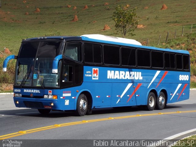 Marazul Turismo 8000 na cidade de Aparecida, São Paulo, Brasil, por Fabio Alcantara. ID da foto: 3103495.