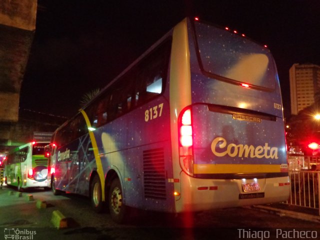 Viação Cometa 8137 na cidade de Belo Horizonte, Minas Gerais, Brasil, por Thiago  Pacheco. ID da foto: 3102958.