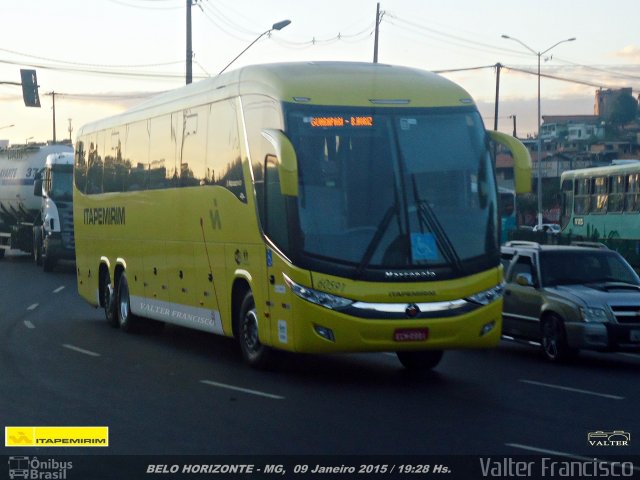 Viação Itapemirim 60591 na cidade de Belo Horizonte, Minas Gerais, Brasil, por Valter Francisco. Número da foto: #3102718.
