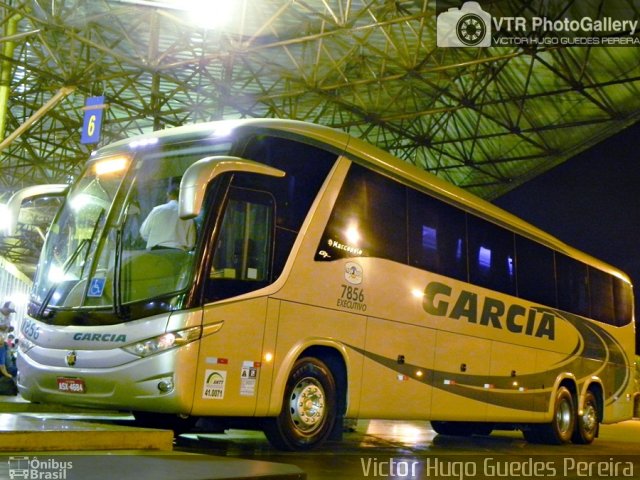 Viação Garcia 7856 na cidade de Maringá, Paraná, Brasil, por Victor Hugo Guedes Pereira. ID da foto: 3103227.