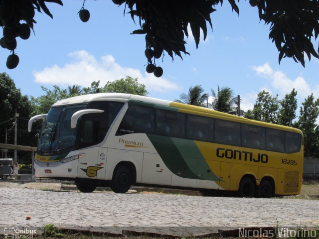 Empresa Gontijo de Transportes 18285 na cidade de Natal, Rio Grande do Norte, Brasil, por Nícolas Vitorino Lopes. ID da foto: 3031491.