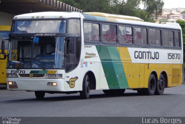 Empresa Gontijo de Transportes 15870 na cidade de Araxá, Minas Gerais, Brasil, por Lucas Borges . Número da foto: #3029913.